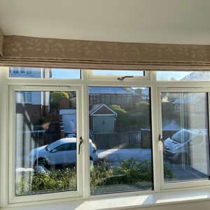 Beige Pattern Roman Blind 