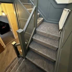 Grey Carpet To Stairs 