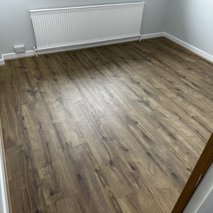 Laminate Flooring, Dark Oak