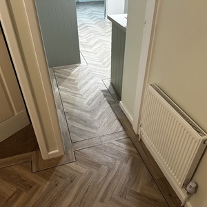 Limed Oak Parquet Flooring