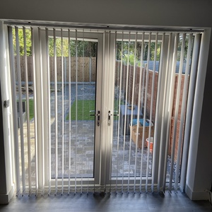 Vertical Blinds Fitted To Patio Door