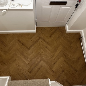 Warm Oak Herringbone Parquet